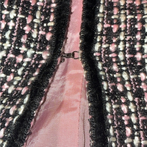 Vintage Jessica Howard Pink, Black & White Tweed Blazer Set - Picture 2 of 9